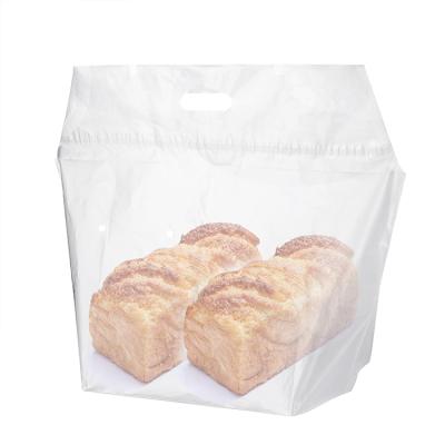 China Transparent die cut plastic embalaje de comida llevar de para para take away food packaging to carry take out bag for restaurant for sale