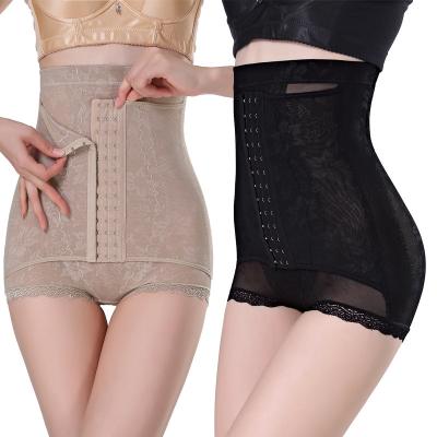 China Wholesale Women's Faja Lift Waist Breathable Postpartum Abdominal Hip Pants Shaping High Waist Belly Shapewear Panties for sale