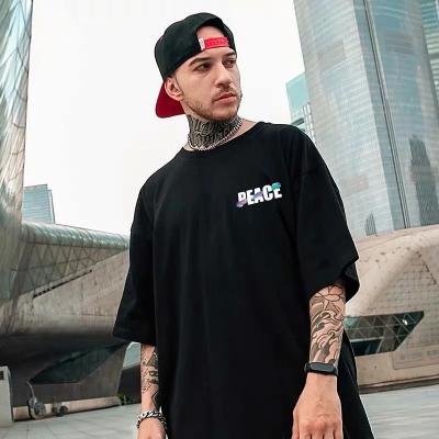 China Anti-wrinkle oversized camisetas masculinas hombre kaos dewasa playeras customized cotton oversized t-shirt personalized t-shirt for men for sale