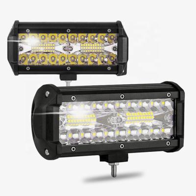 China Manufacturer Wholesale Rectangle 12V 120W Die-cast Aluminum Housing Waterproof Professional Working Light Bar For Car for sale