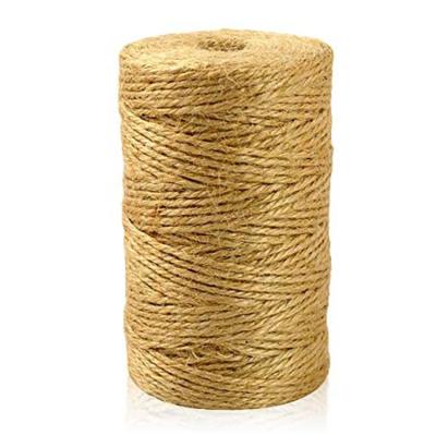 China Crafts Wholesale Hot Sale Custom Craft Tie Rope 3mm Natural 2mm Jute Twine for sale