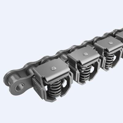 China Food Packaging Machinery Stainless Steel Handle Chain Conveyor Chain for sale