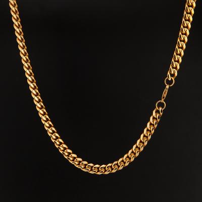 China Hiphop Hip Hop Jewelry Fashion Miami Cuban Chain Stainless Steel Custom Cuban Link Chain for sale