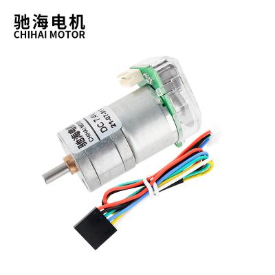 China NO ChiHai Motor CHR-GM25-310T-PHL DC7.4V 360PPR 25mm Micro Gear Motor Reducer Encoder Incremental Motor For Diy for sale