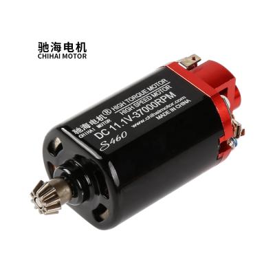 China chihai M4A1-J8 High Speed ​​Motor CHR-S460 Short Shaft High Torque CNC DC Motor For M4AI jinming8 CPRA v2 Water Bomb Toy Gun for sale