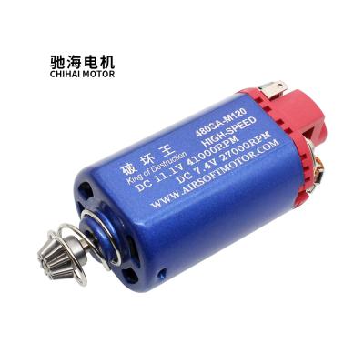 China Home Appliance Chihai Motor CHF-480SA M120 High Speed ​​41000rpm Short DC Axle Type Motor For Frost Blaster Ver.3 Gearbox for sale