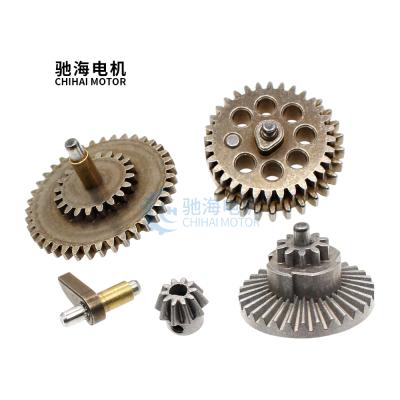 China Garment Shops Chihai Motor Water Gel Beads Blaster Gearbox Hardened Metal Gear Set For JM Gen.8 M-4A1/JM Gen.9 Vector Gen.2/XWE M4 M4A1/LH for sale