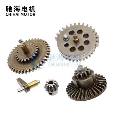 China Garment shops chihai motor hardened metal 18:1 cylindrical gear set for JM Gen.8/JM Gen.9 M4A1/LH Vector Gen.2/XWE M4 retrofit upgrade for sale