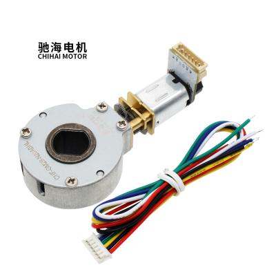 China Secondary mini robot chihai motor CHF-GM29-N20V ABHL 29mm DC 3V 6V 12V DC variable speed motor with encoder for sale