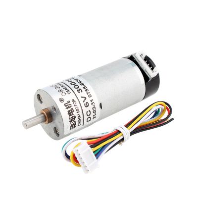 China Chihai Automotive Motor CHR-GM25-370-ABHL Product DC Holzer Encoder Speed ​​Magnetic Motor 6.0V 12.0V 24.0v for sale