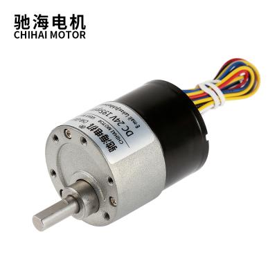 China CHR-GM37-BLDC3525 37mm Automatic Gearbox Long Life High Torque 12v 24v Brushless DC Gear Motor Low Noise With Integrated Drive for sale