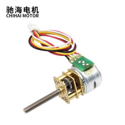 China Monitor Cradle Chihai Motor CHS-GM12-15BY M3 20mm Threaded Axis 2 Phase 4 Thread Stepper Motor For Robot for sale