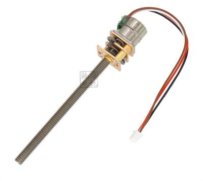 China Smart robot ChiHai motor CHS-GM12-10BY-55M4 2 phase 4 wire speed stepper motor 39 ohm DC 5.0V 12.0V long wire reduction motor for sale