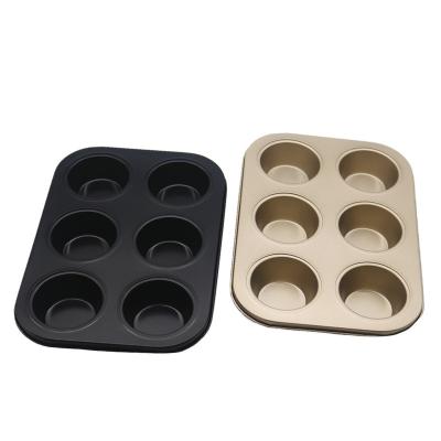 China Wholesale Viable Carbon Steel Egg Roll Baking Tart Baking Pan Tray Baking Pan Non Stick Cake Pan for sale