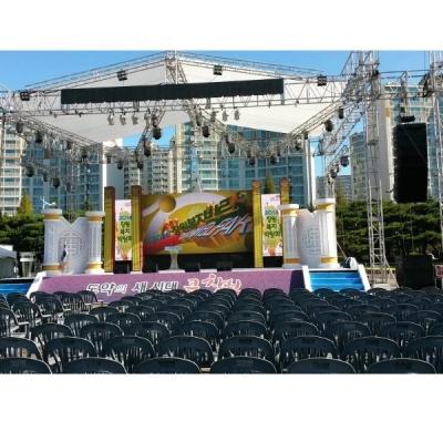 China Weddings/Concerts Moving Portable Stage 3840Hz 500x500 Panel 500x500 Outdoor Rental Outdoor Led Screen p4.81 for sale