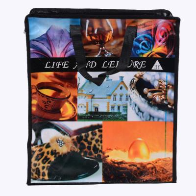 China Wholesale Custom Promotional Reusable Laminated PP Woven Duffel Bag Eco - Friendly for sale