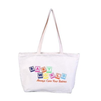 China Recyclable East Price Cotton Shopping Bag Custom Grocery Bag White Cotton Tote Bag for sale