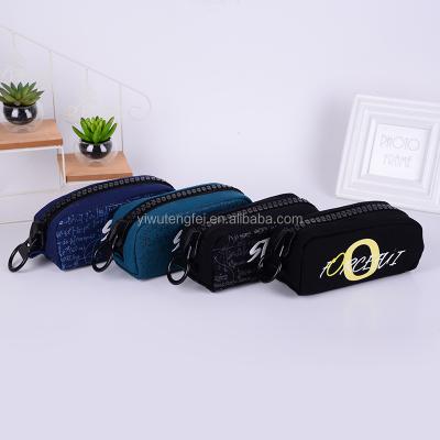 China High Quality Custom Pocket Convenient Pencil Case 600D Waterproof School Pencil Case for sale