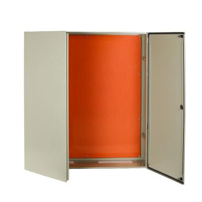 China Installation in commercial and light industrial premises double door wall mounted metal enclosure, electrical cabinet box, IP66 waterproof and dustproof outdoor /indoor, for sale