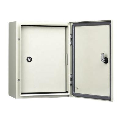 China Installation in commercial and light rack indoor enclosure wall door wall industrial premises electrical cabinet distribution box electronic junction box for sale