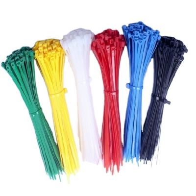 China 8 Inch High Quality Nylon Self Pack And Fix Locking Plastic Colored Zip Tie Nylon66 Cable Ties for sale