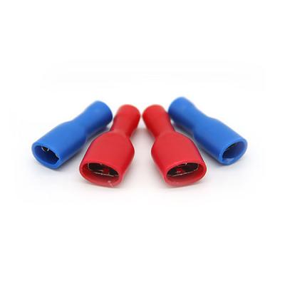 China Wire Connecting FDFD 1.25-250 Vinyl full Insulated sleeve Disconnectors terminal lugs for sale