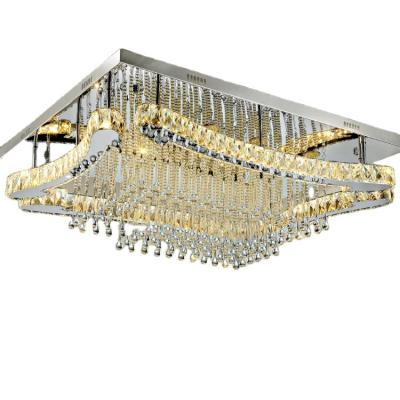 China Outdoor Mounted Luxury Banquet Hall Living Room Crystal Ceiling Crystal Chandelier by Superskylite for sale