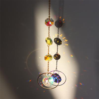 China Eco-friendly Sun Catcher Light Catcher Rainbow Maker Window Hanging Sun Catchers With Prism Star Crystals Pendant for sale