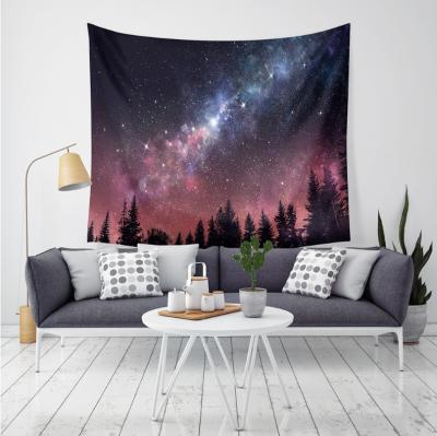 China Simple Tapestry Wholesale Fabric Starry Sky Wall Hanging Tapestry Printed Home Decor Printed Tapestry for sale