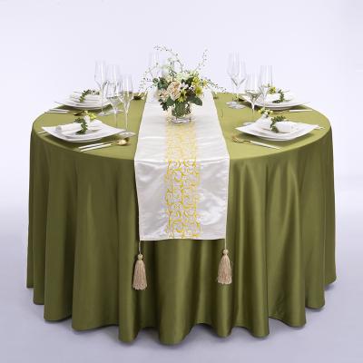 China Waterproof Round Table Cloth Manufacturer Wholesale Conference Tablecloth for sale