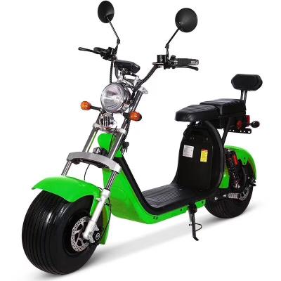 China EEC/COC 1500W 20A fashion electric citycoco mobility scooter pit bike with removable battery stock box 18x9.5inches for sale