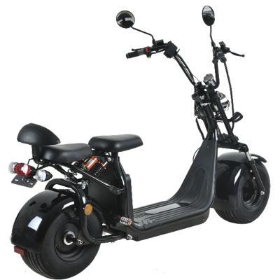 China Double Seat 2 Removeable 60V 20ah Batteries Fat Tire Citycoco Scooter With EEC COC for sale