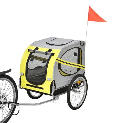 China Manufacturers Factory Direct Sale Sustainable Pet Product Folding Pet Bike Trailer / Car for sale