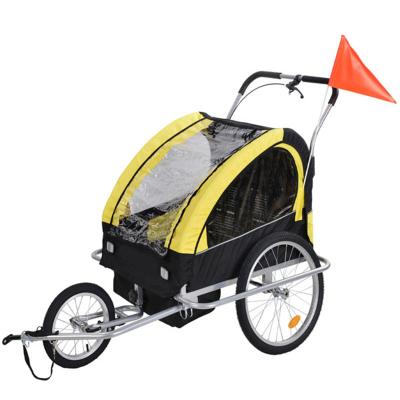 China Factory Directly Baby Bike Trailer Folding Baby Carrier Multifunctional Stroller For Bicycle for sale