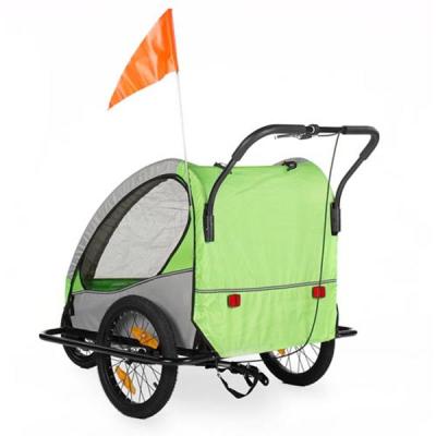 China New Model Baby Travel Large Multifunctional Simple Kids Bike Trailer Stroller For Bike for sale