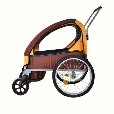 China Other Trailers Factory Comfortable Bike Baby Bicycle Trailer For Two Children Baby Bike Trailer BT005 for sale