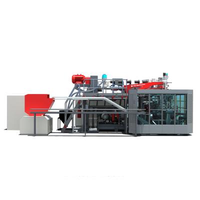 China Automatic Bottle 4 Cavity Accumulator Plastic Bottle Extrusion Blow Molding Machines for sale