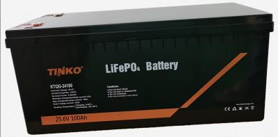 China 6000 cycli 24V 100AH batterij voor Solar Energy Storage System Te koop