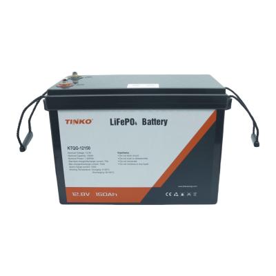 China Hoge energie 150AH Lifepo4 batterij 12V/24V voor zonne-energiesystemen Te koop