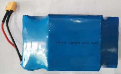 China High Discharge Rate 36V 4AH Custom Lithium Battery Packs For Swing Cars for sale