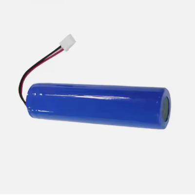 China 18650 2600mah Rechargeable Li Ion Battery Pack With Wire And Connector 3.7V for sale