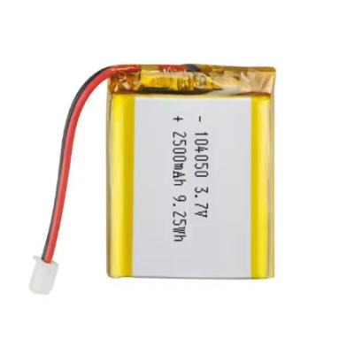 China Wholesale 104050 Li Polymer Battery 3.7V 2500mah For Shoe Dryer for sale