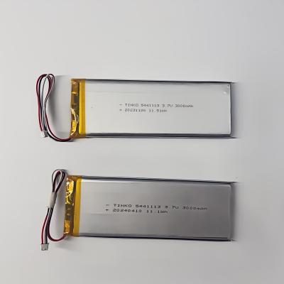 China 3.7V 5441113 Li Ion Polymer Battery 3000mah For Portable Devices With Easy Film Formation for sale