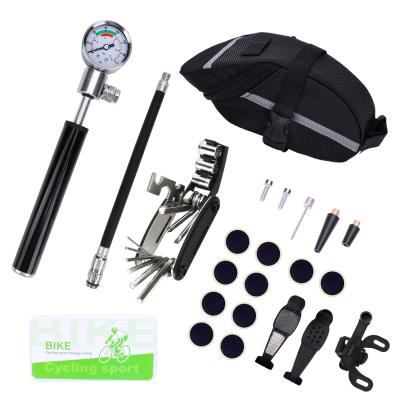 China Portable Mountain Bike Repair Bicycle Tool Kit Disassembly Maintenance Tire Repair Tool Kit for sale