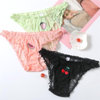 China Breathable Cotton Printed Cute Cartoon Panties Underwear For Girls Panties for sale