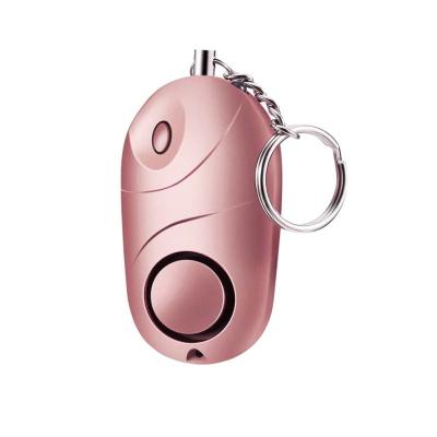 China Emrgency in Portable Self Defense Alarm Self-Defense Security LED Key Chain Emergency SOS Alarm Key Chain Defensive Alarm for sale