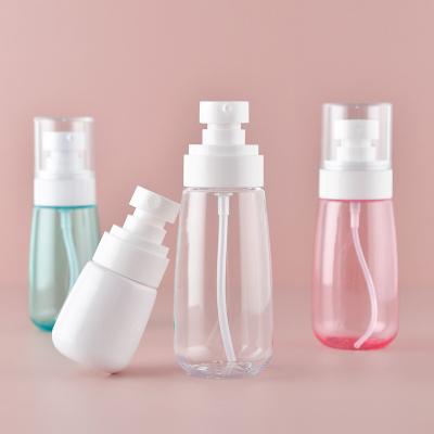 China 30ml 60ml 80ml 100ml PETG Cosmetic Mist Spray Bottle Mister Spray Bottle Luxury Empty Plastic Cosmetic Dispenser Skin Care for sale