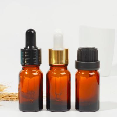 China 5ml 10ml 30ml Essential Oil Custom Skin Care Amber Cosmetic Bottle Facial Container 30ml 50ml 1oz Glass Dropper Bottle for sale