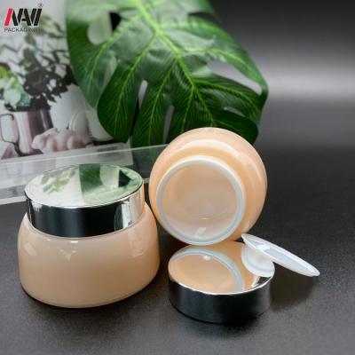 China 30g clear plastic cosmetic jars ABS skin care cream manufac tinjection molding household pp plastic custom made ABS plastic polyethylene for sale