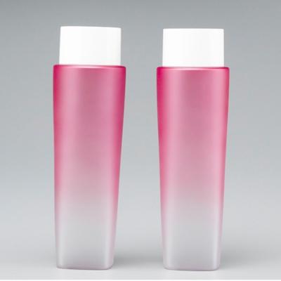 China Frosted Cosmetic Toner Bottle PET Toner Bottle 200ml Toner Bottle for sale